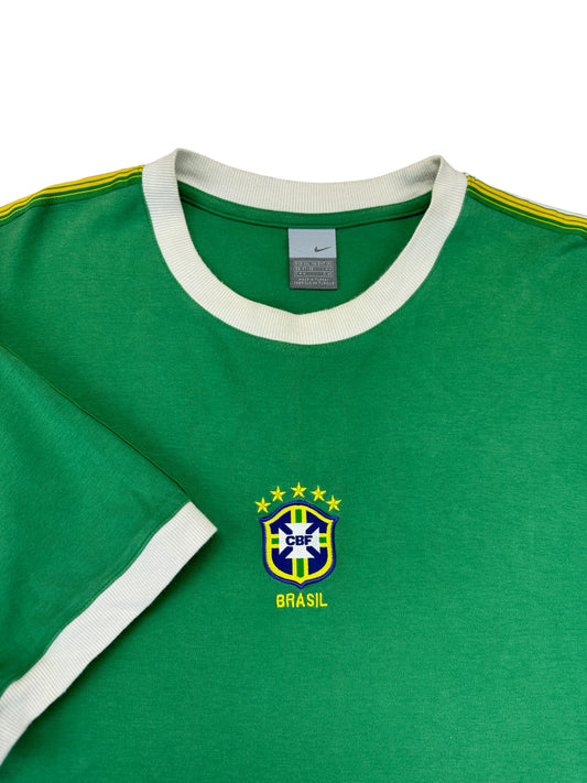 Nike Shirt 00s Brasilien #10 Grün XXL