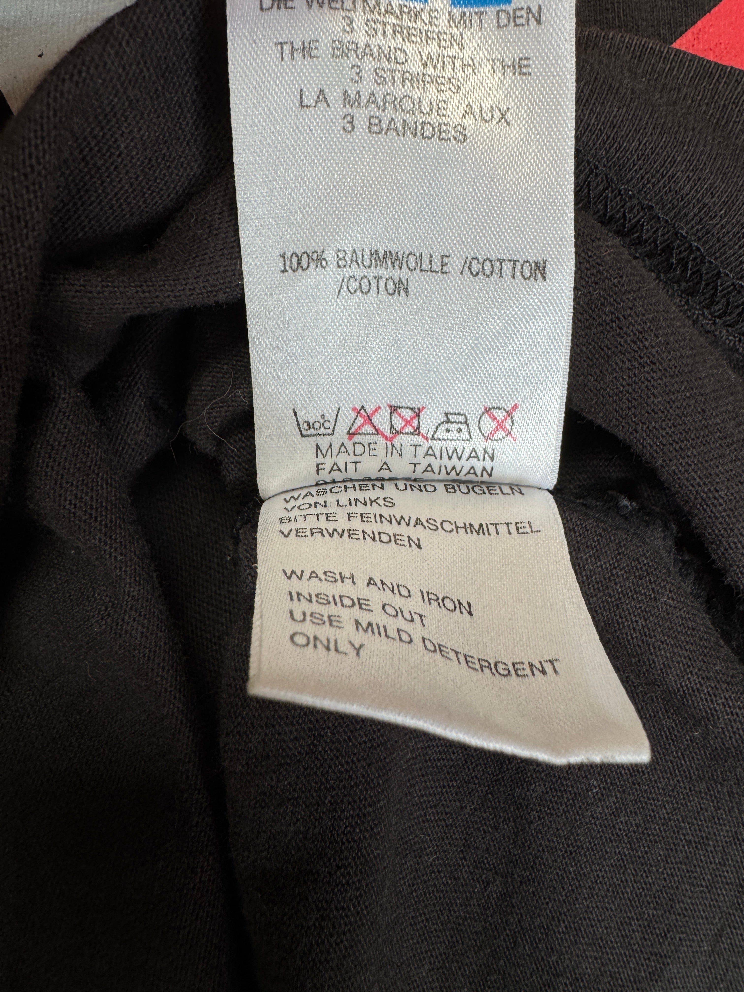 90s Adidas Shirt Dikembe Mutombo Schwarz S