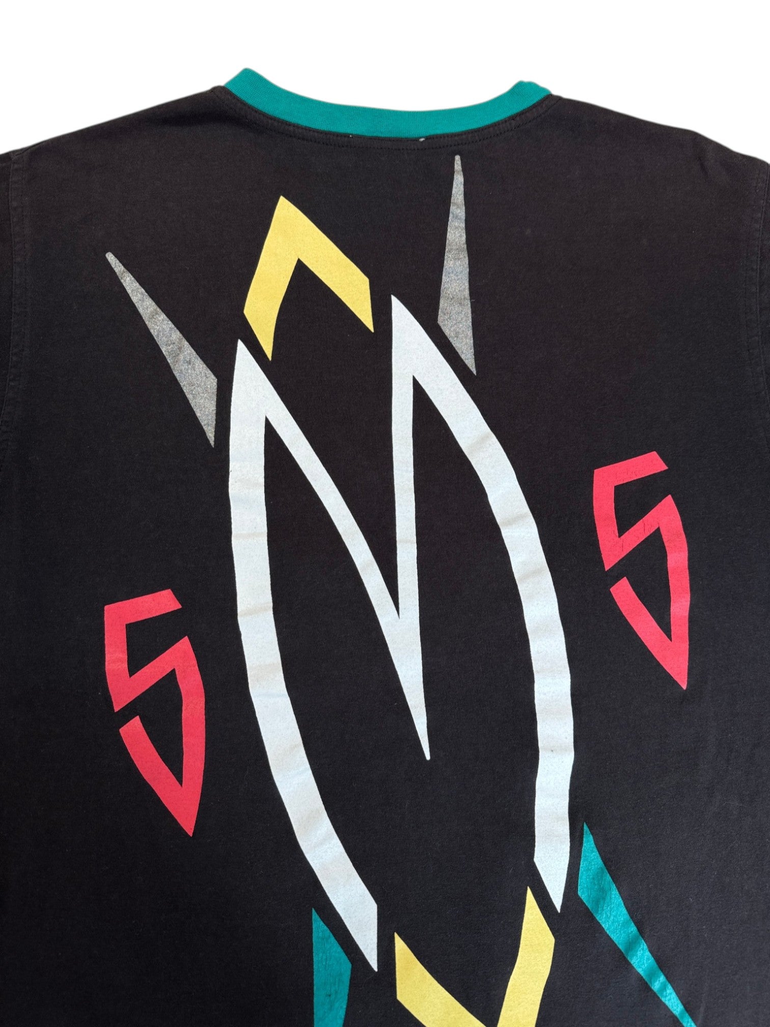 90s Adidas Shirt Dikembe Mutombo Schwarz S