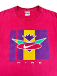 Vintage Nike Shirt 90s Center Logo Made In USA Rot L