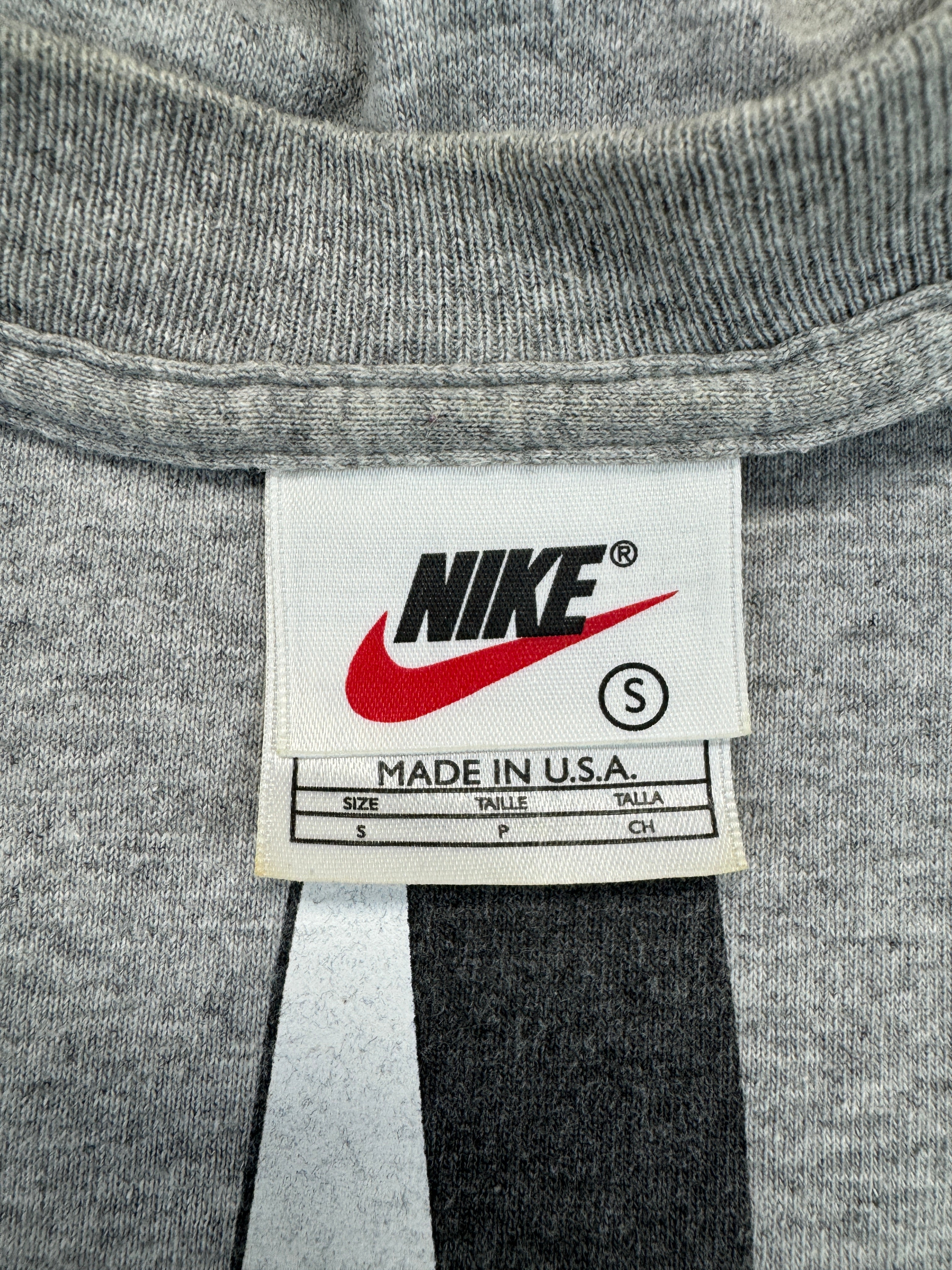 Vintage Nike Longsleeve 90s Honolulu Marathon Made In USA Grau S