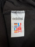 90s Adidas Shirt Schwarz Grün D6 M