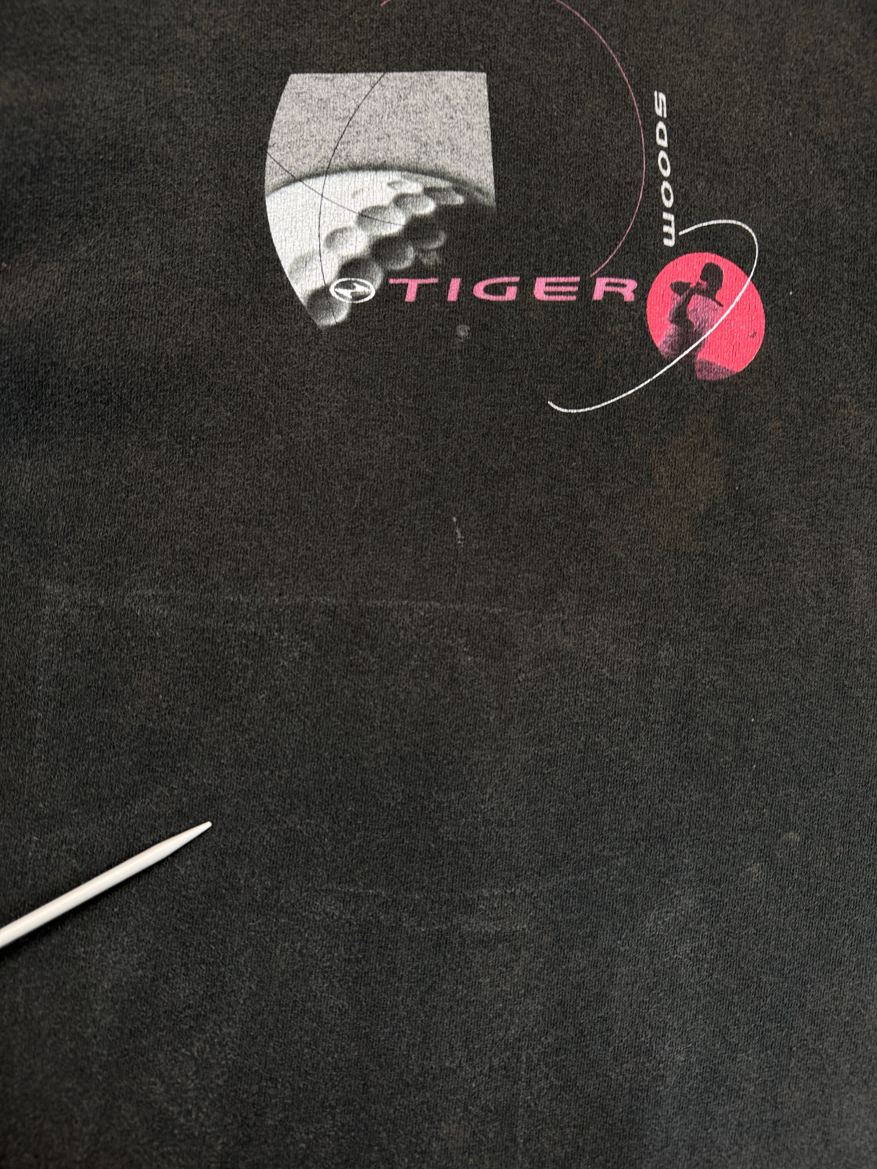 Vintage Nike Shirt 90s Tiger Woods Golf PGA Tour Made In USA Schwarz M