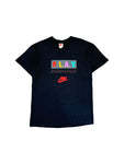 Vintage Nike Shirt 90s "P.L.A.Y." Single Stitch Made In USA Schwarz L
