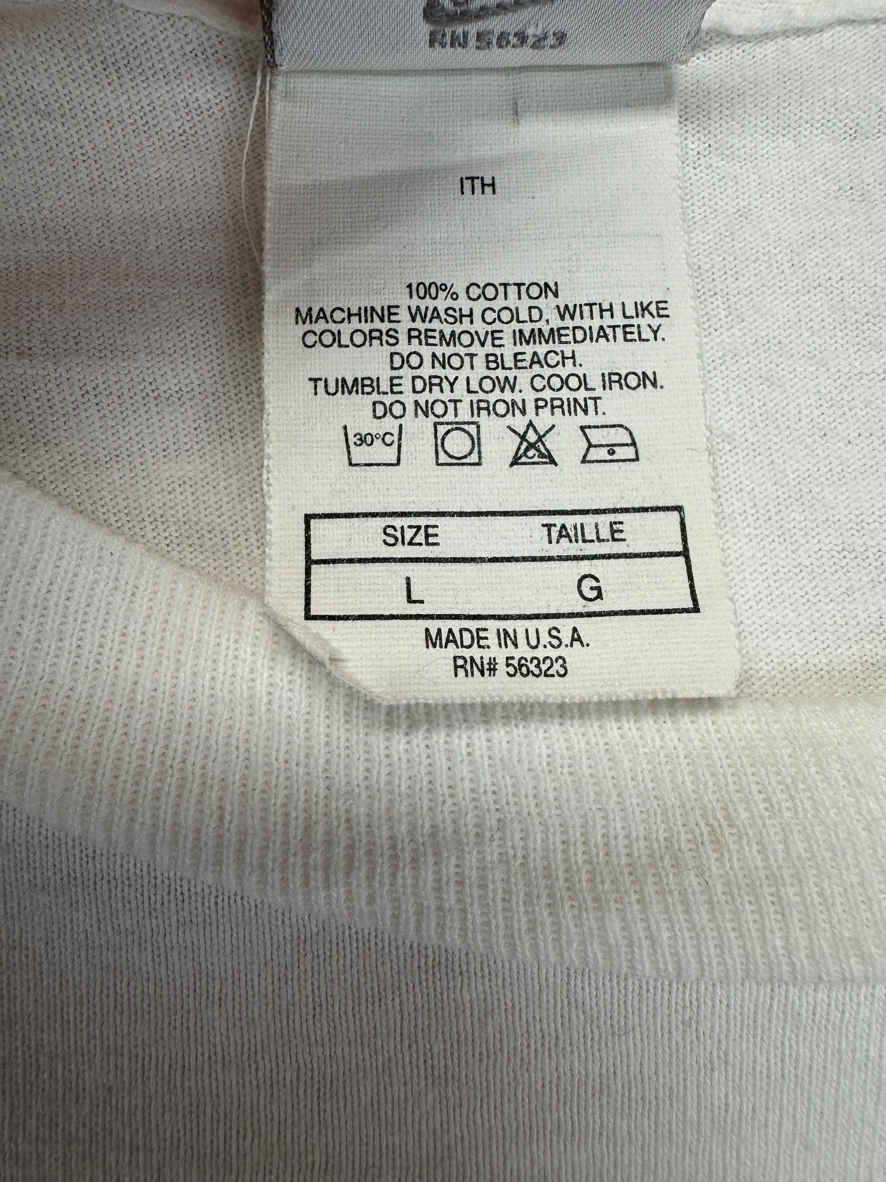 Vintage Nike Air Shirt 90s Made In USA Single Stitch Weiß L