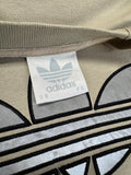 90s Adidas Shirt Reflector Trefoil Grau/Braun L