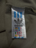 90s Adidas Shirt Reflector Trefoil Grau/Braun L