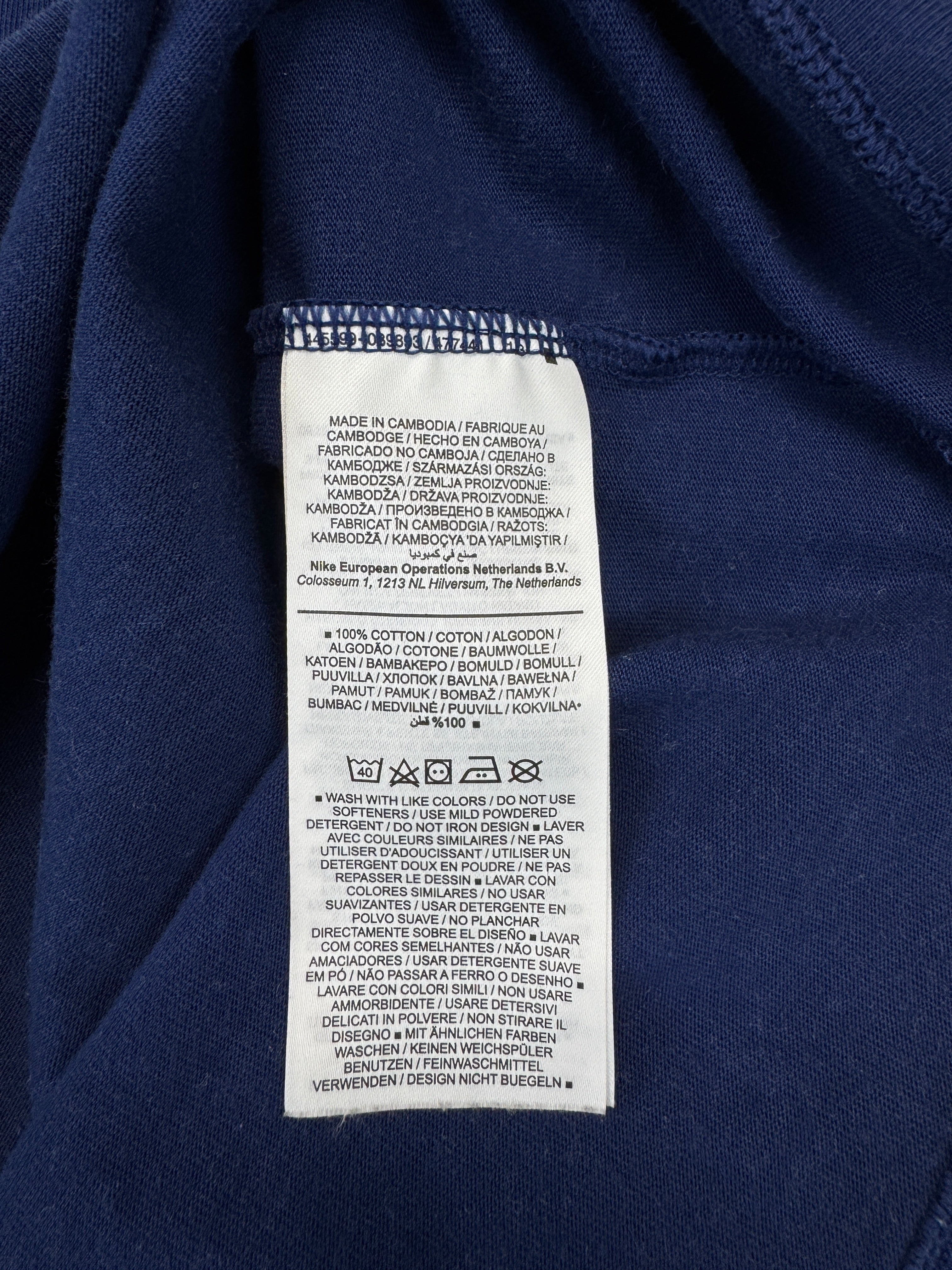 Nike x Drake Shirt 2021 Forza Nocta Dunkelblau L