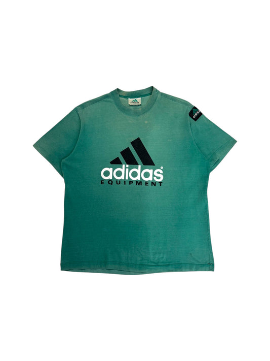 90s Adidas Equipment Shirt Faded Grün M