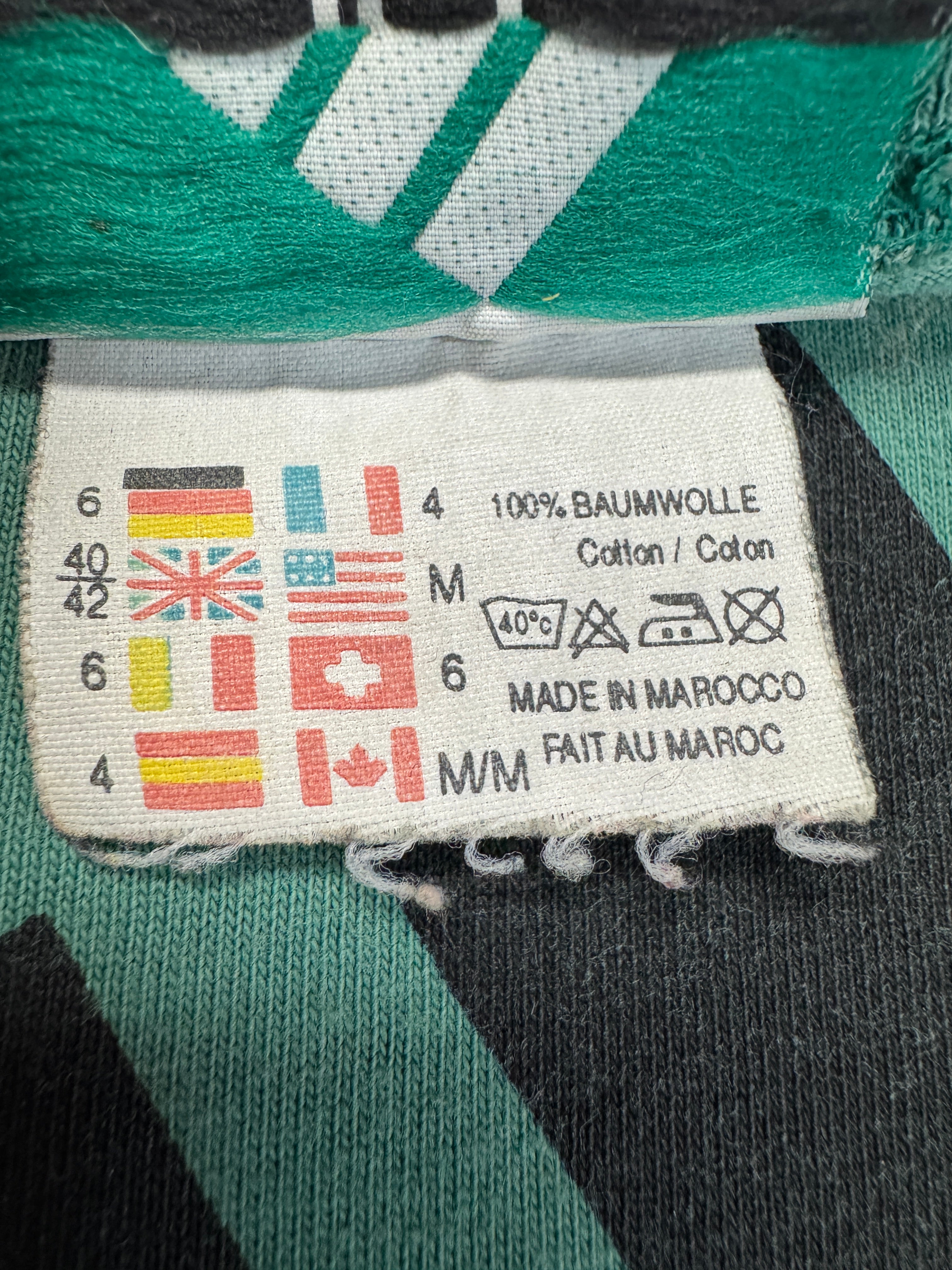 90s Adidas Equipment Shirt Faded Grün M