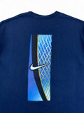 Vintage Nike Shirt 90s Court Tennis Made In USA Blau L