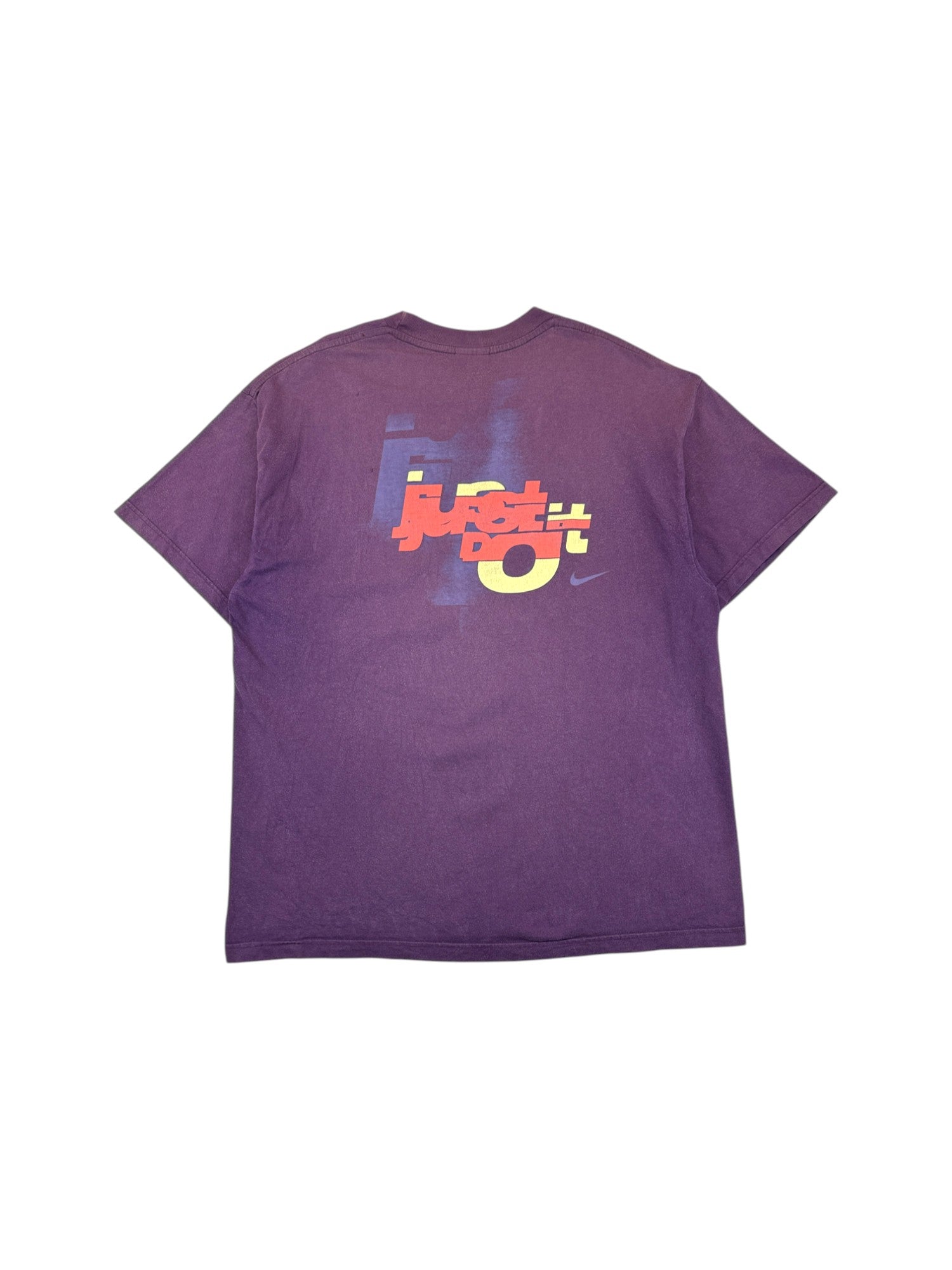 Vintage Nike Shirt 90s "Just do it" Lila XL