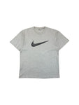 Vintage Nike Shirt 90s Big Swoosh Grau L