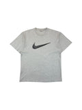 Vintage Nike Shirt 90s Big Swoosh Grau L
