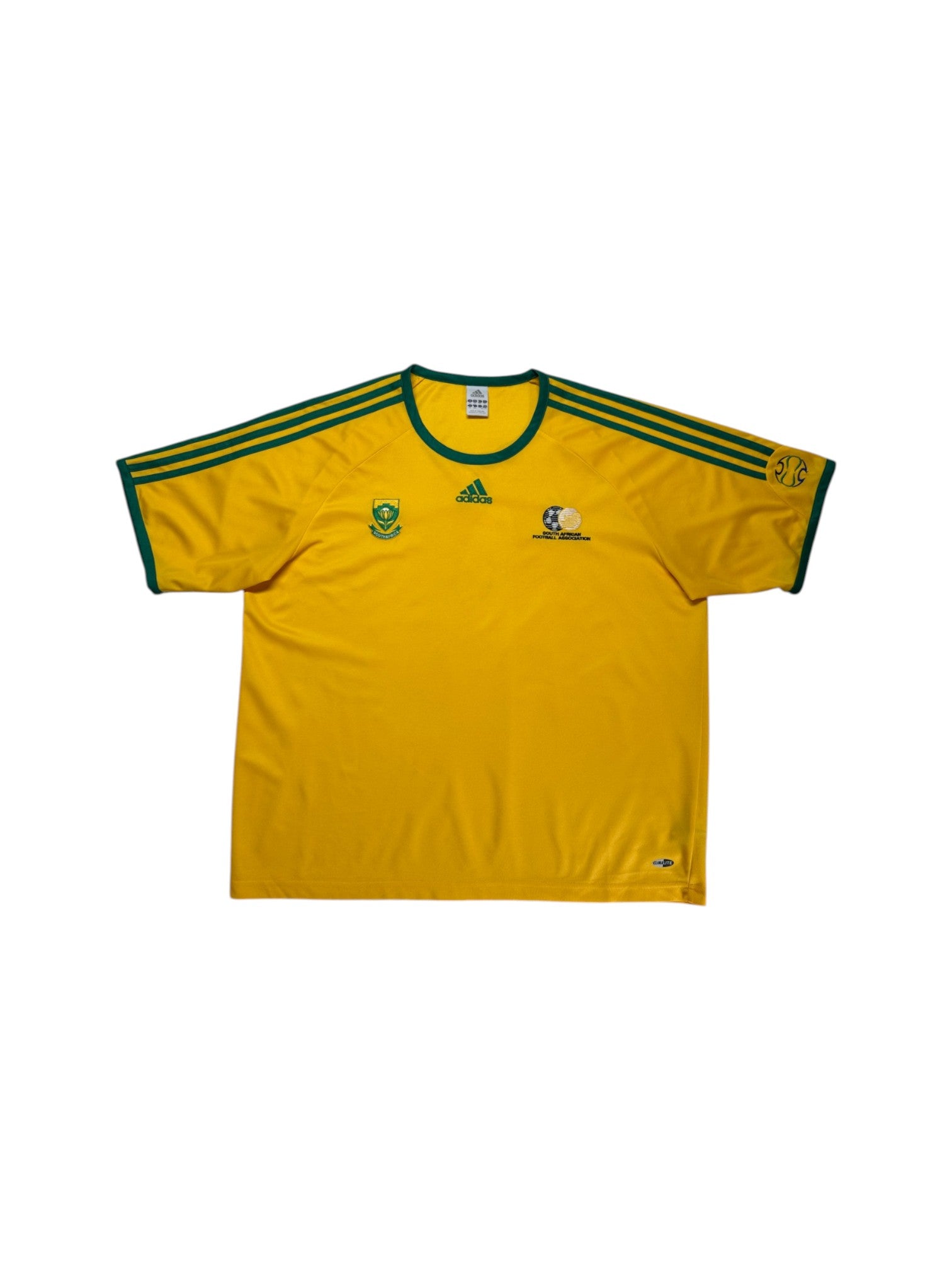 2006/06 Adidas Trikot South Africa Gelb Grün 2XL - RareRags