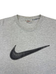 Vintage Nike Shirt 90s Big Swoosh Grau L