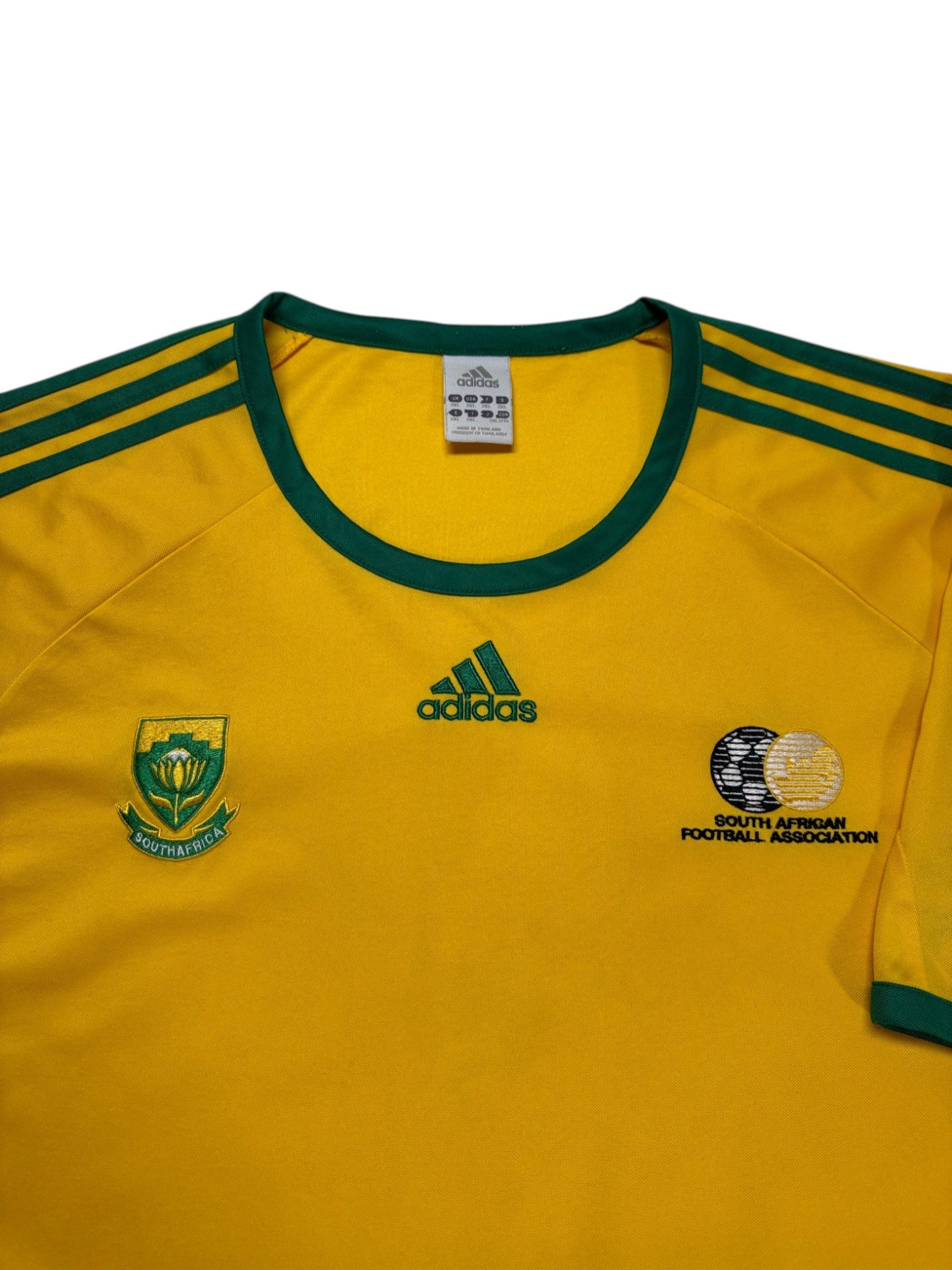 2006/06 Adidas Trikot South Africa Gelb Grün 2XL - RareRags