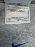 Vintage Nike Athletics Shirt 90s Middle Swoosh Bestickt Grau XL
