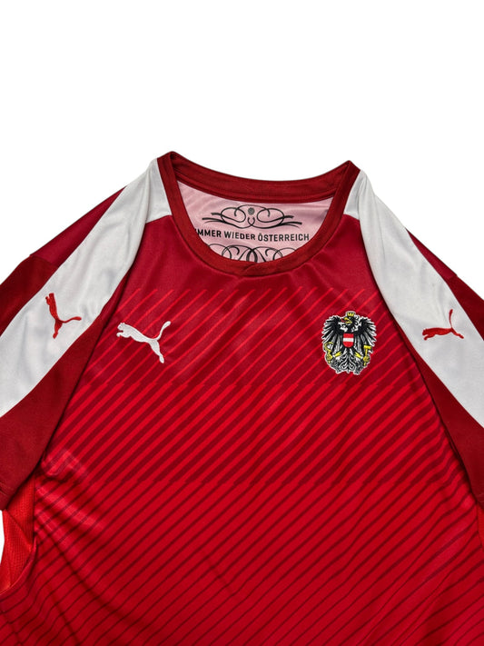 2016/17 Puma Trikot Österreich Rot M - RareRags