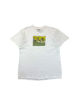 Vintage Nike Shirt 90s Basketball Print Made In USA Weiß L