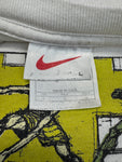 Vintage Nike Shirt 90s Basketball Print Made In USA Weiß L