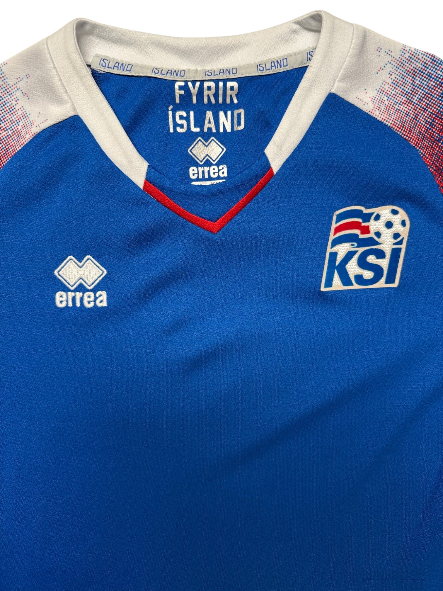 2018/19 Errea Trikot Iceland Blau XXS - RareRags