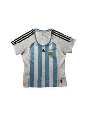 2005/06 Adidas Damen Trikot Argentinien Blau Weiß S-M - RareRags
