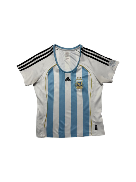 2005/06 Adidas Damen Trikot Argentinien Blau Weiß S-M - RareRags