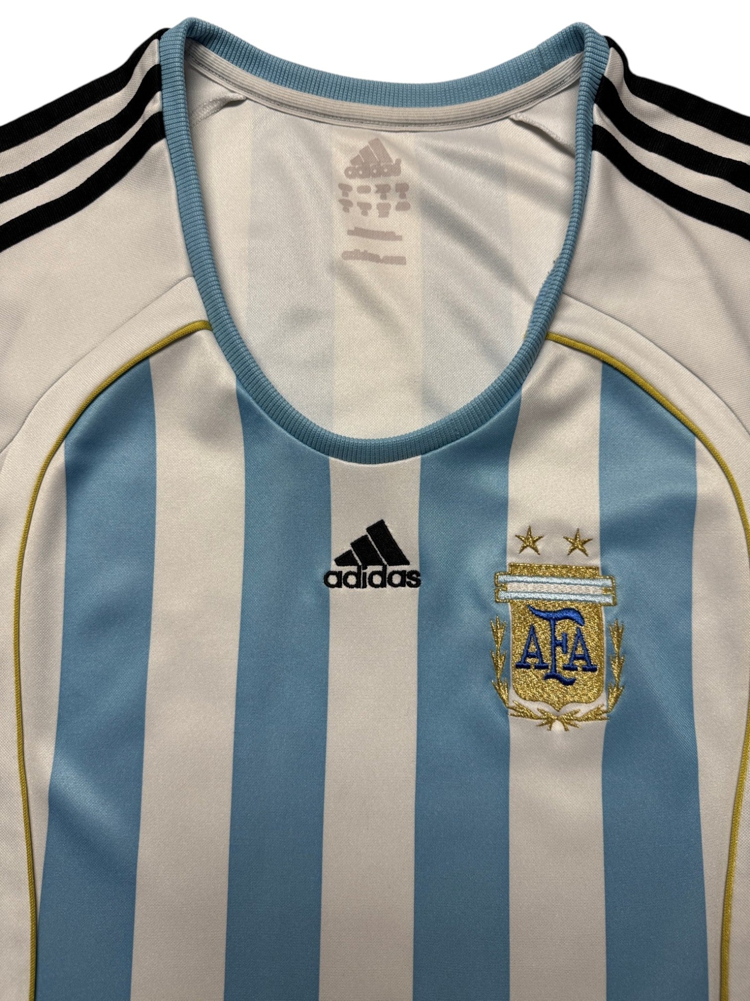 2005/06 Adidas Damen Trikot Argentinien Blau Weiß S-M - RareRags