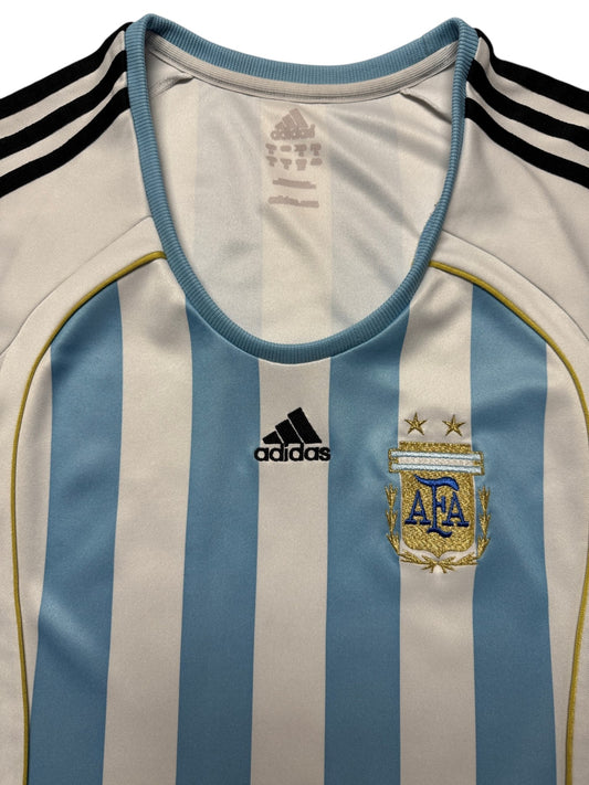 2005/06 Adidas Damen Trikot Argentinien Blau Weiß S-M - RareRags