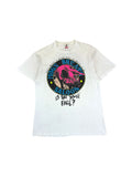 Vintage Fruit Of The Loom Shirt 90s "Hog's Breath Saloon" Made In USA Single Stitch Weiß L