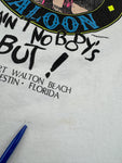 Vintage Fruit Of The Loom Shirt 90s "Hog's Breath Saloon" Made In USA Single Stitch Weiß L