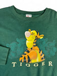 Vintage Disney Store Sweater 90s Tigger Made In USA Grün XL