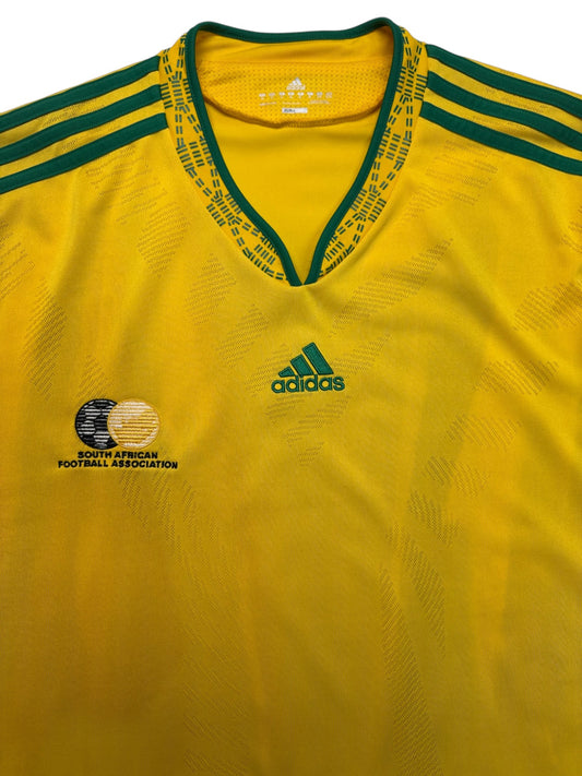 2009/10 Adidas Trikot Südafrika Gelb Grün XL - RareRags