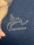 Vintage Hanes Shirt Late 90s "Hog Wild" Dunkelblau XL