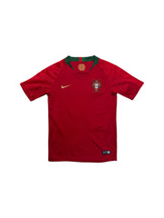 2018 Nike Kids Trikot Portugal #7 Ronaldo Heim Rot 137-147cm - RareRags