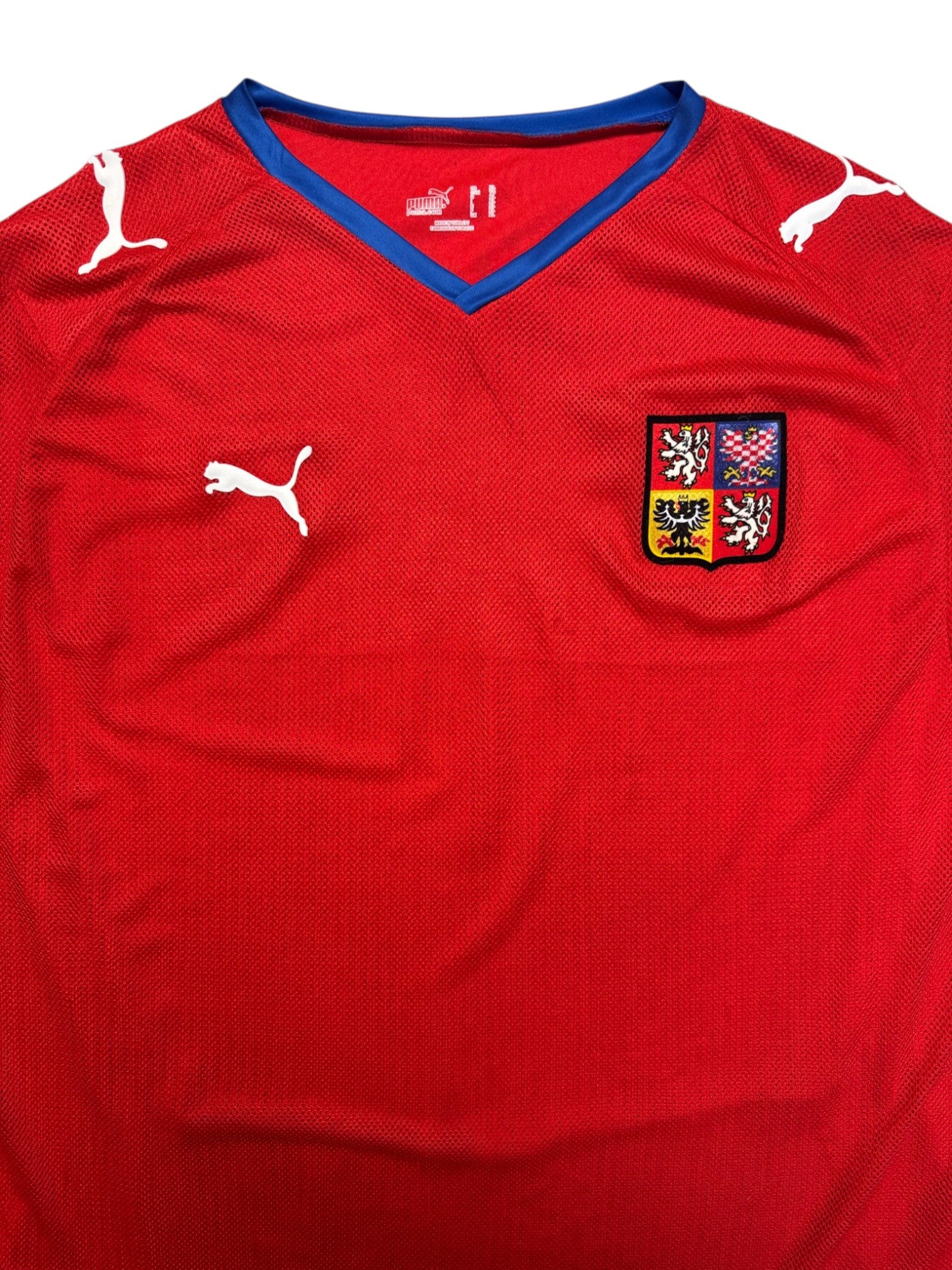 2009/10 Puma Trikot Tschechien Rot XL - RareRags