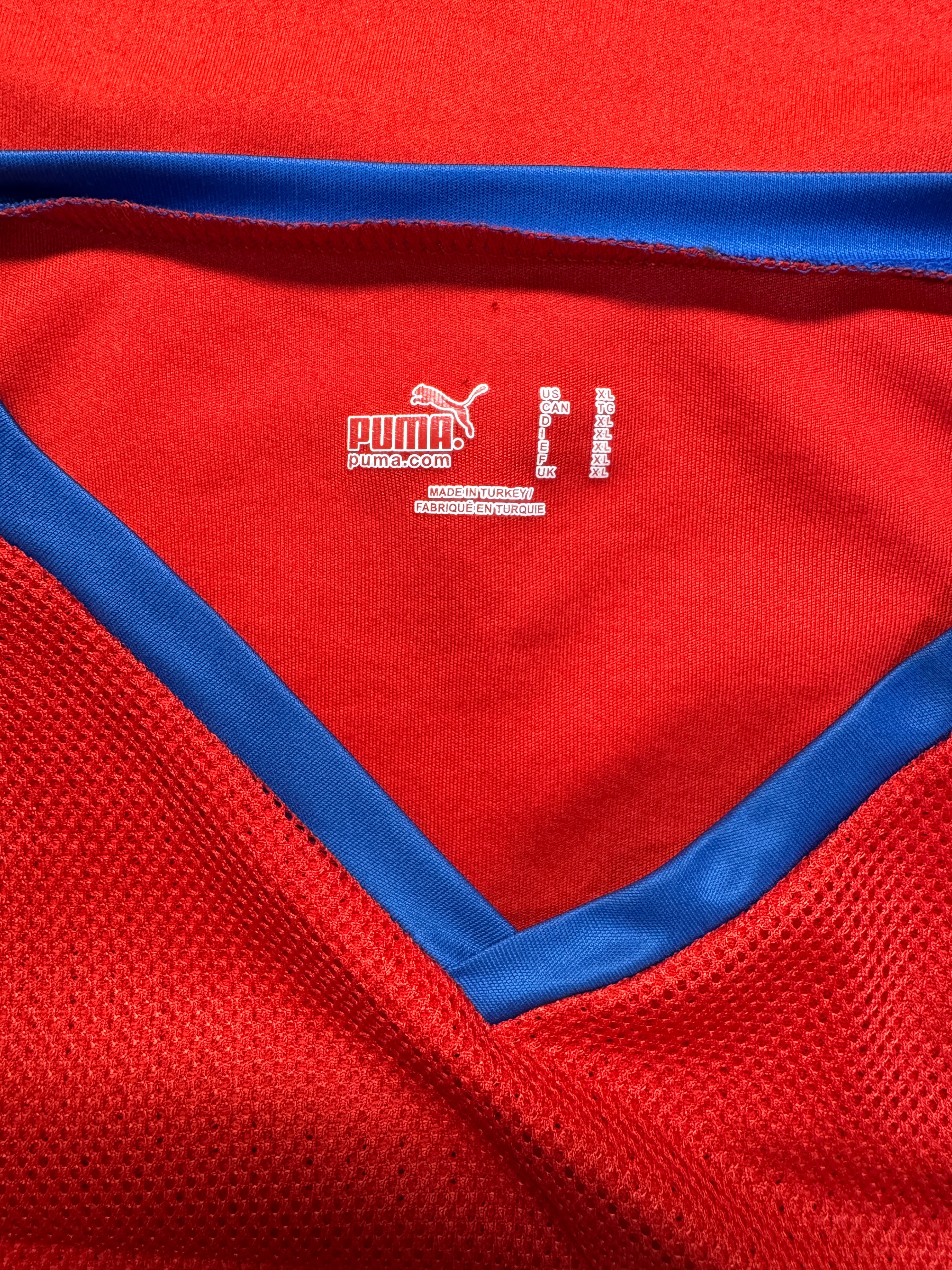2009/10 Puma Trikot Tschechien Rot XL - RareRags