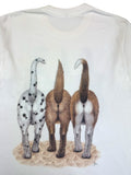 Gildan Shirt 00s Harrison Dogs Weiß M