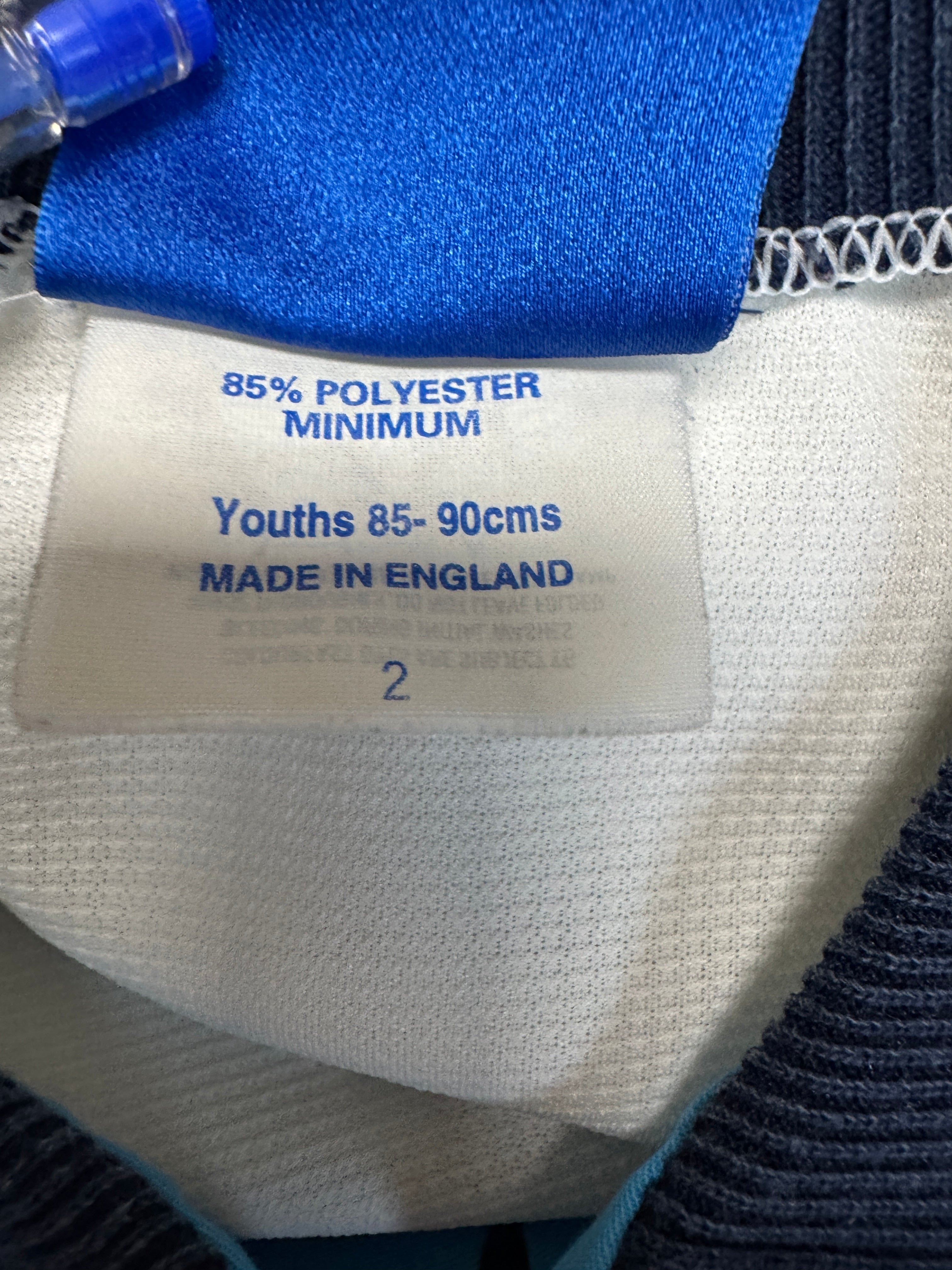 1995/96 Umbro Kids Trikot England Weiß 2 - RareRags