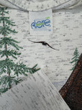 Vintage Alore Shirt 90s Weißkopfseeadler "Jackson Hole" Made In USA Single Stitch Weiß Meliert M