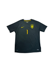 2014/15 Nike Trikot Brasilien #1 Grau XL - RareRags