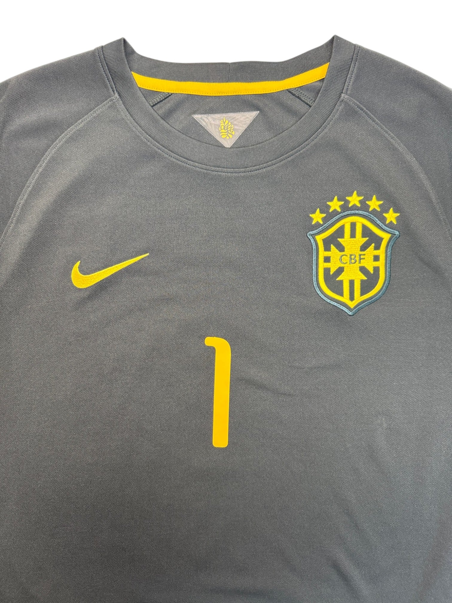 2014/15 Nike Trikot Brasilien #1 Grau XL - RareRags