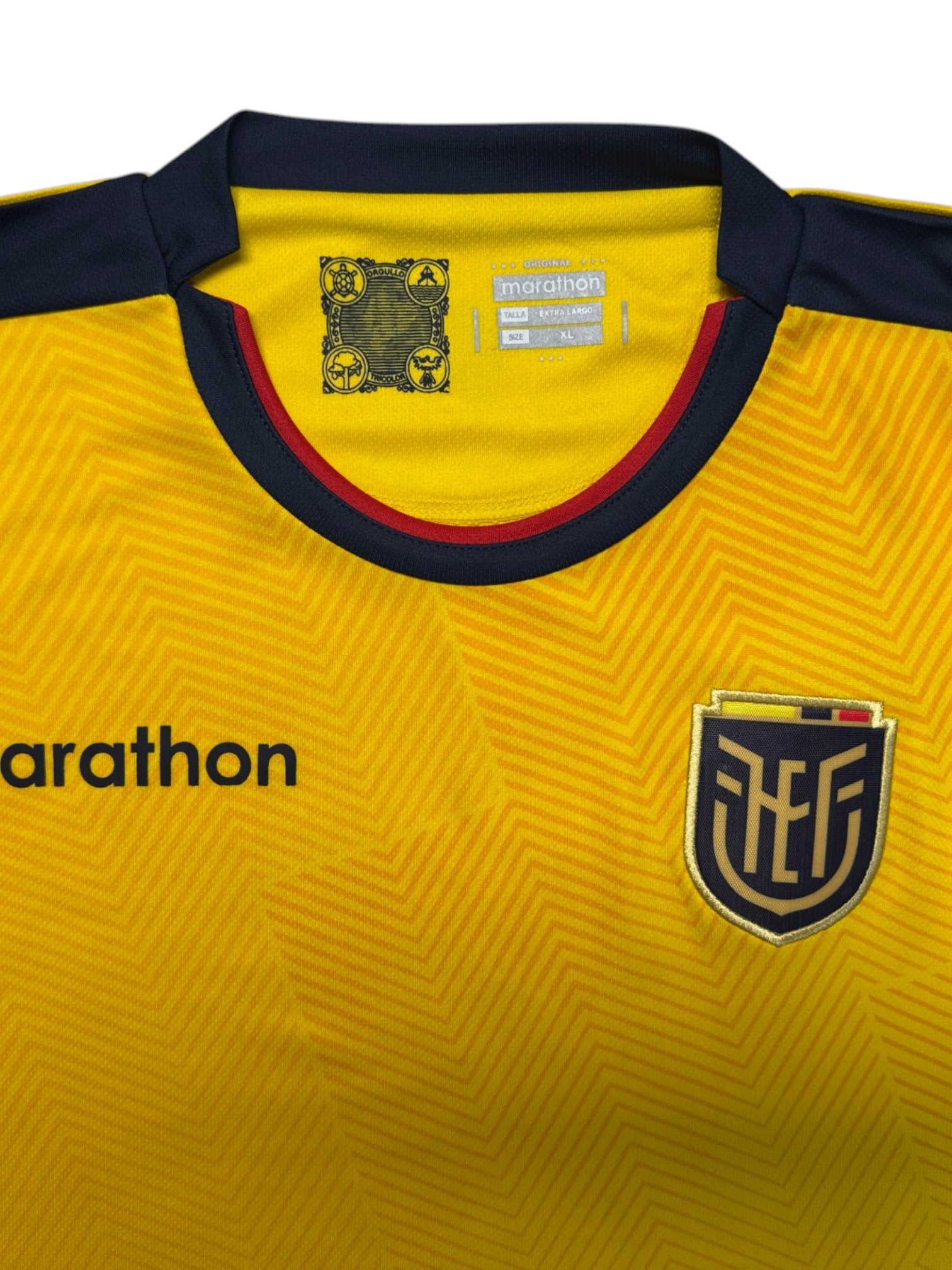 2022 Marathon Trikot Ecuador Gelb XL - RareRags