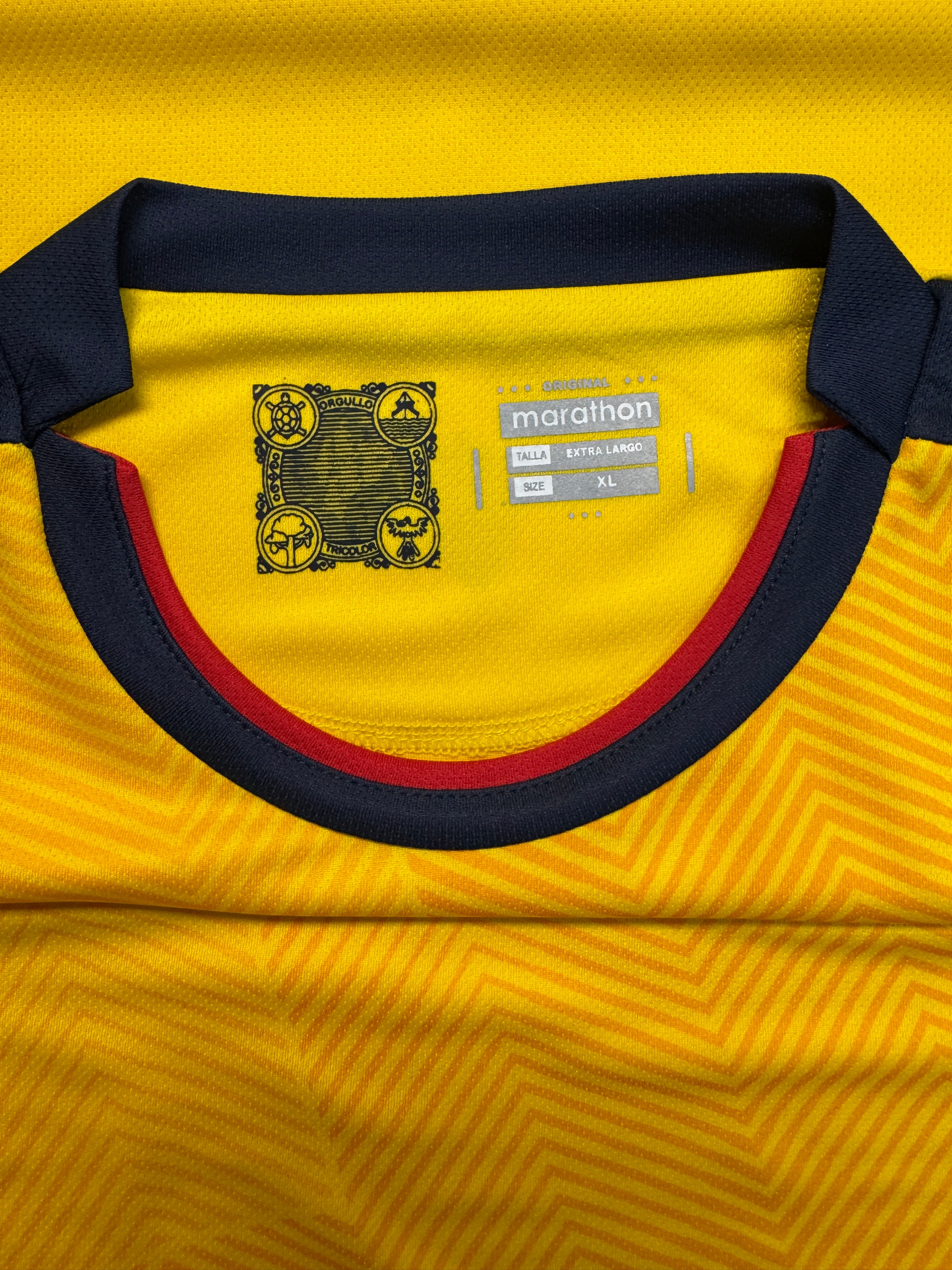 2022 Marathon Trikot Ecuador Gelb XL - RareRags