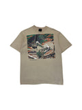 Vintage Touch Of Gold Shirt 1992 "Cape Hatteras N.C." Brown Pelicans Single Stitch Made In USA Braun L-XL