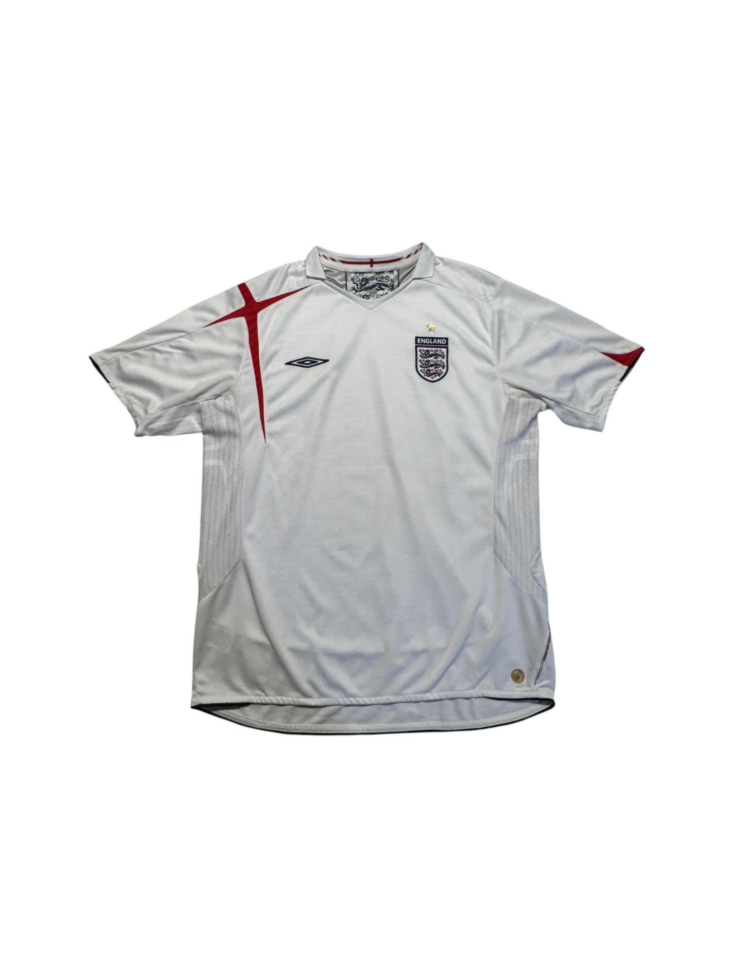 2005/06 Umbro Trikot England Weiß XL - RareRags