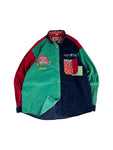 Vintage Dito Dito Cordhemd Patchwork "Sweet Country Life" Bunt XL