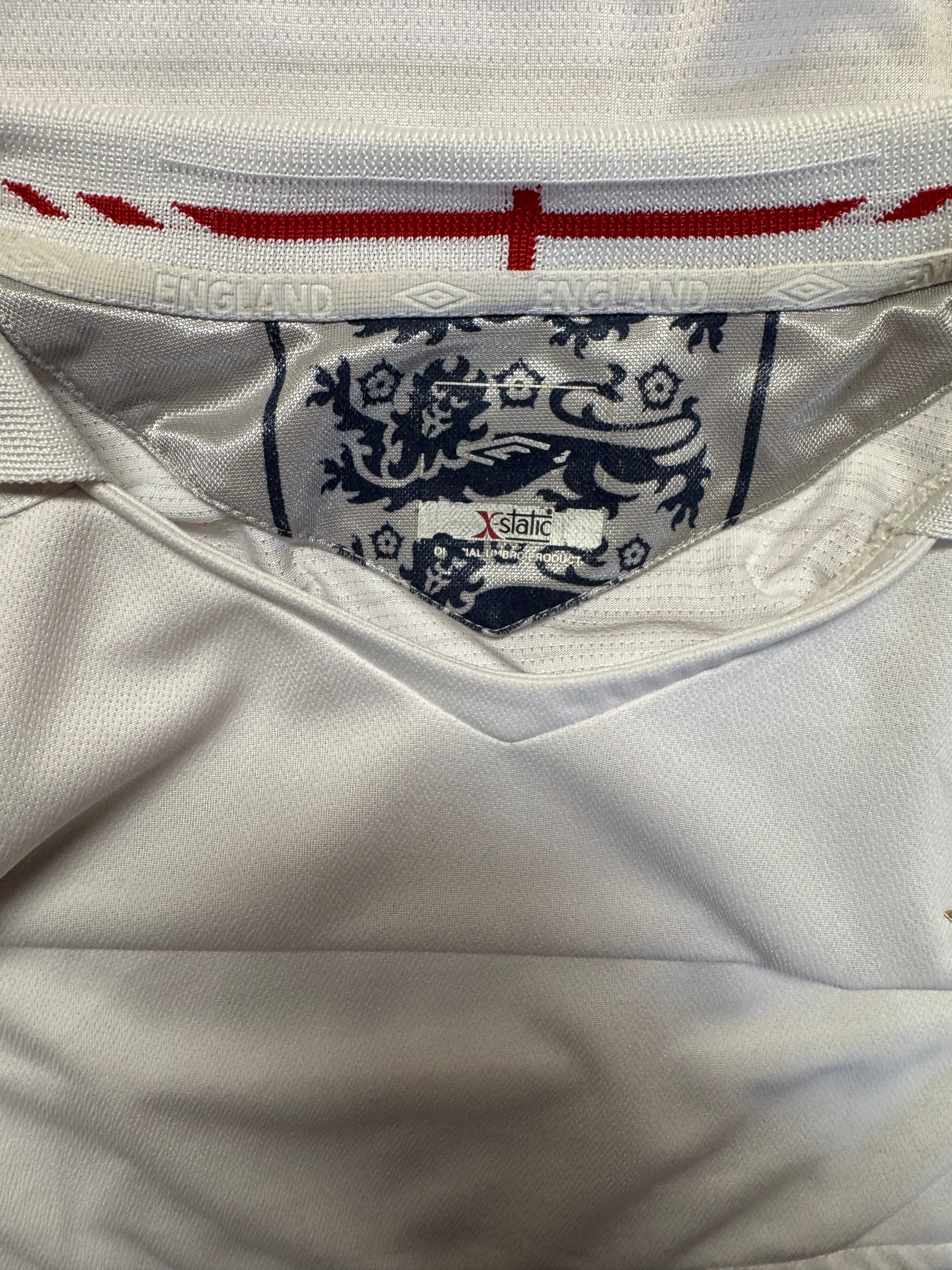 2005/06 Umbro Trikot England Weiß XL - RareRags