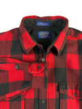Pendleton Flanellhemd Kariert Rot Schwarz L
